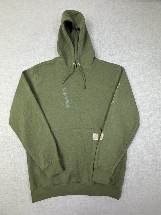 Carhartt Other - NWT Carhartt K288 Men’s Medium Olive Green Loose Fit Logo Hoodie